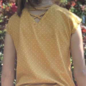 PolkaDot Crossover Top